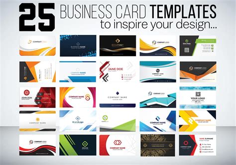 free template business cards to print